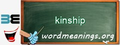 WordMeaning blackboard for kinship